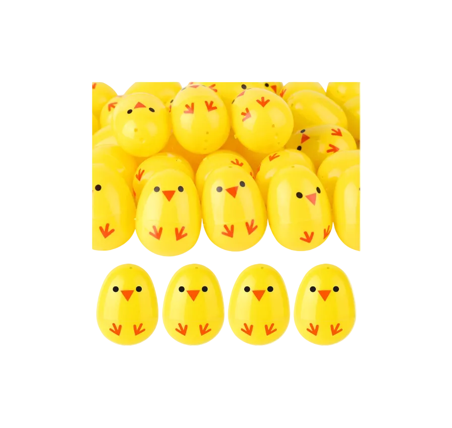 36pcs fillable plastic easter eggs bulk set