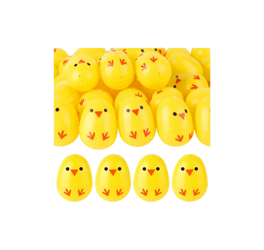 36pcs fillable plastic easter eggs bulk set