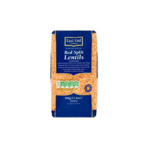 East End Red Split Lentils 500g – Healthy Indian pulses