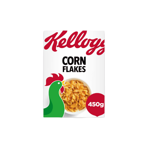 Kellogg’s Corn Flakes Breakfast Cereal 450g pack