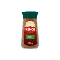 Kenco Decaff Instant Coffee 200g smooth decaffeinated coffee granules