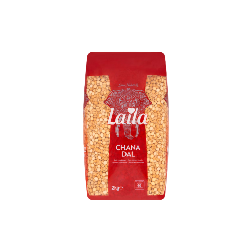 2kg Chana Dal Laila high-protein pulses UK