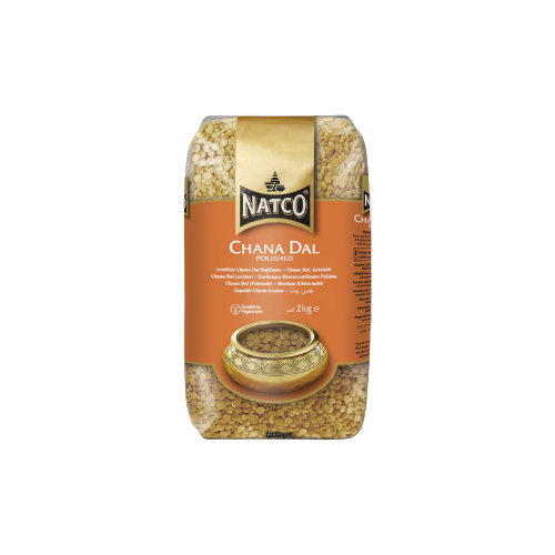 Natco Chana Dal 2kg pack – Premium split chickpeas from GranddadStore