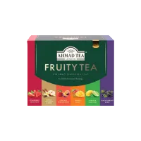 Ahmad Tea fruit tea selection pack with 60 black fruit tea bags and six flavours