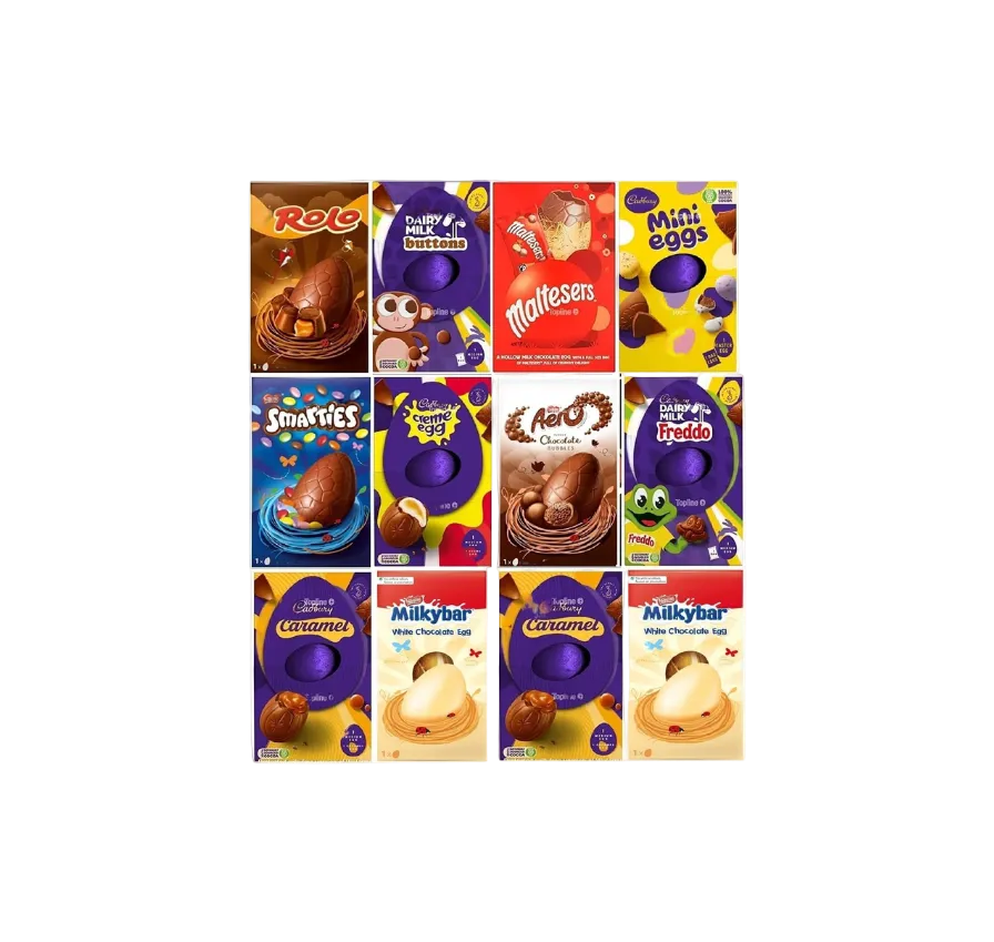 Cadbury medium Easter eggs bundle assorted chocolate selection