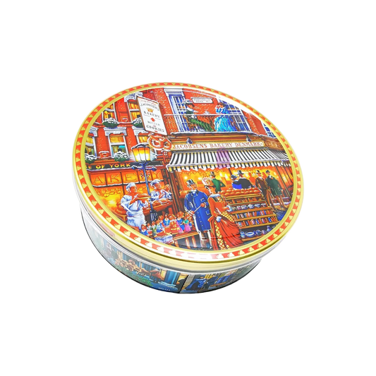 Danish butter and chocolate chip cookies assortment 400g in embossed Portobello Road London W11 tin gift set