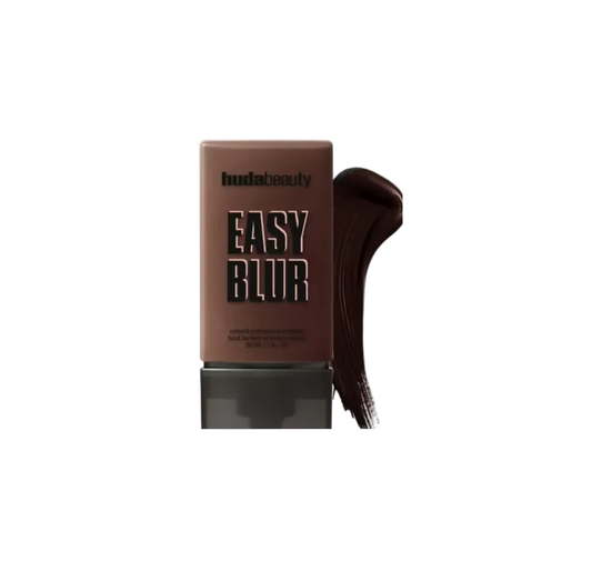 Huda Beauty Easy Blur Natural Airbrush Foundation 595 Neutral Molten Cocoa shade bottle