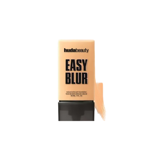 Huda Beauty Easy Blur Natural Airbrush Foundation Warm Custard shade bottle