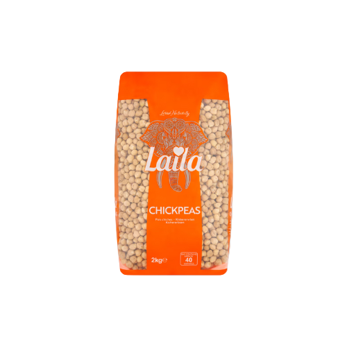 Laila Chickpeas 2kg pack – Premium whole chickpeas from GranddadStore