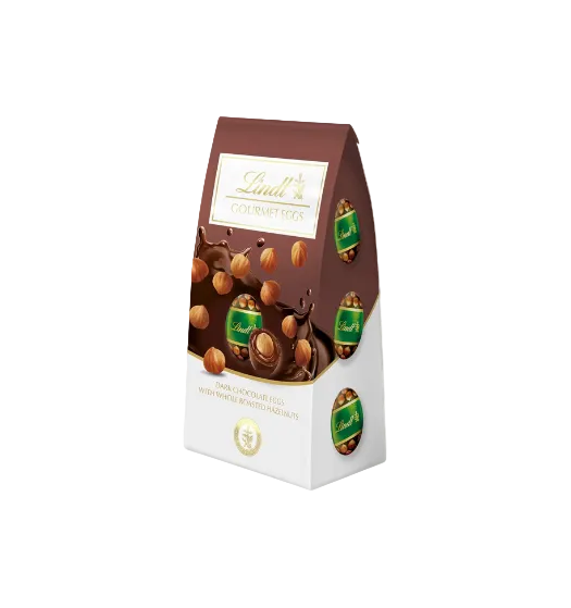 Lindt Whole Hazelnut Dark Chocolate Mini Eggs 130g Easter Treat