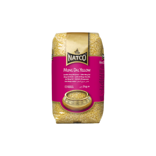 Natco Mung Dal Yellow 2kg pack – Premium split moong beans from GranddadStore