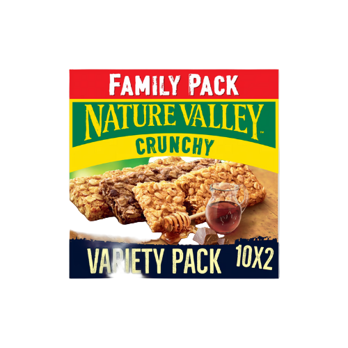 Nature Valley Crunchy Cereal Bars Family Pack 10 × 42g – Variety Pack at Grand Dad Store